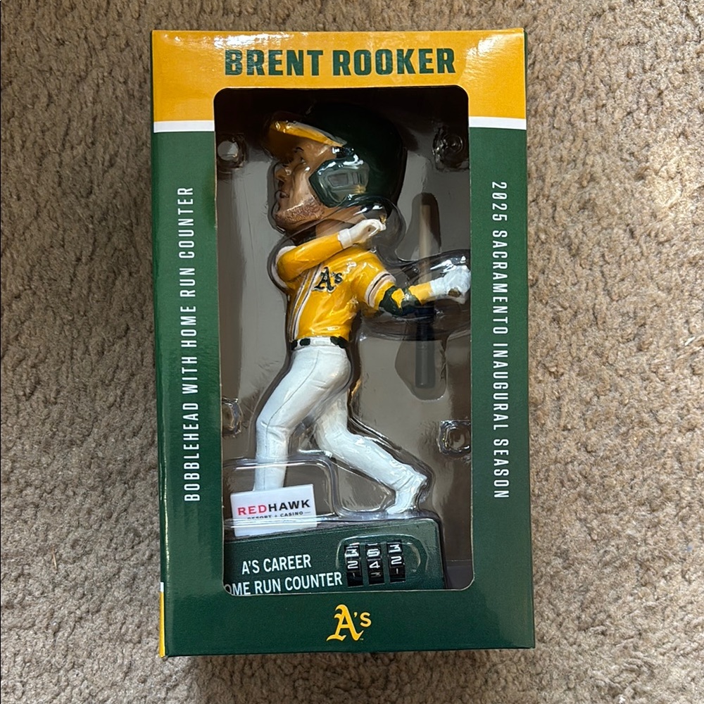 Brent Rooker Athletics Bobblehead Doll
